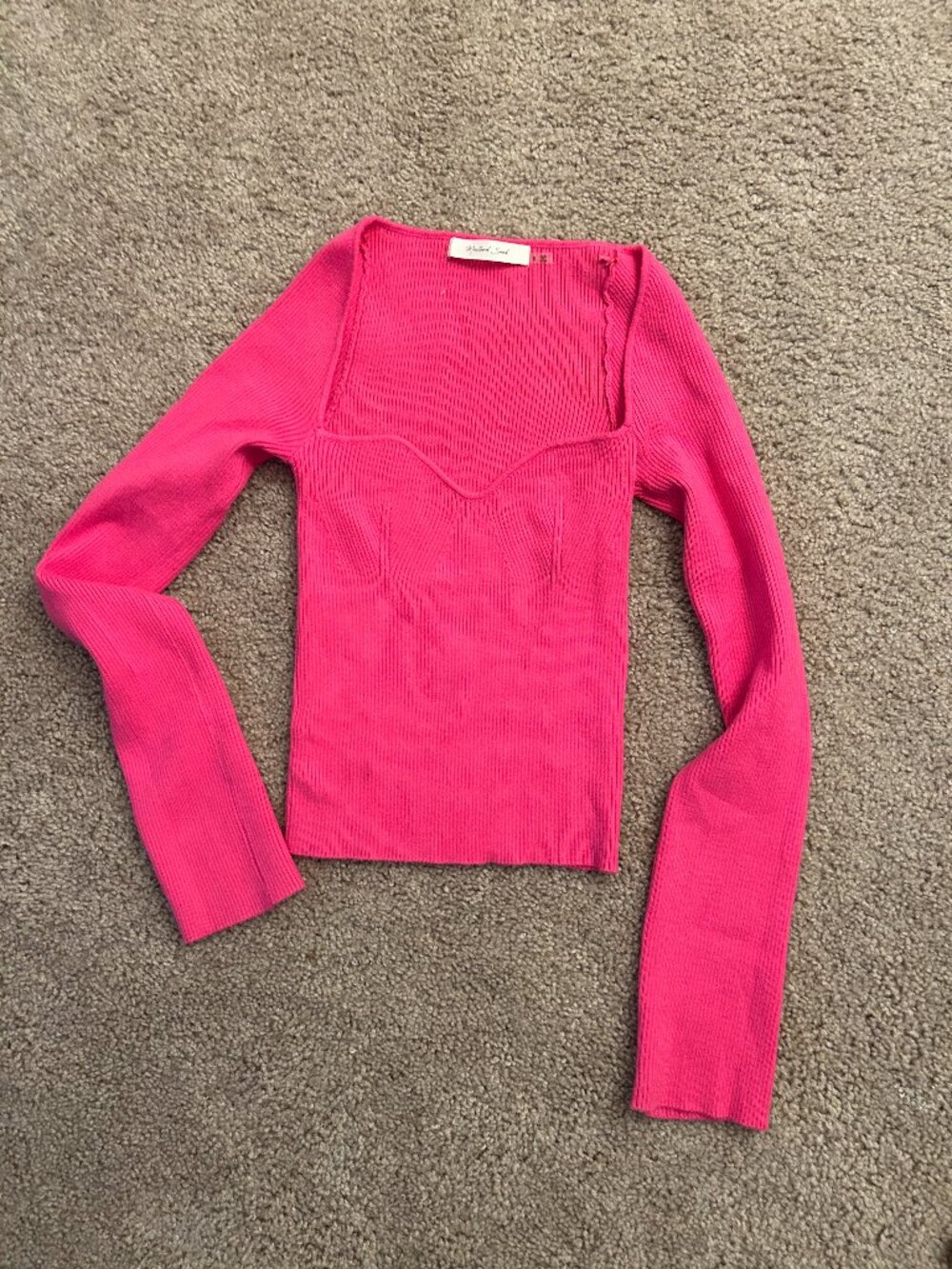 Hot Pink Sweetheart Sweater